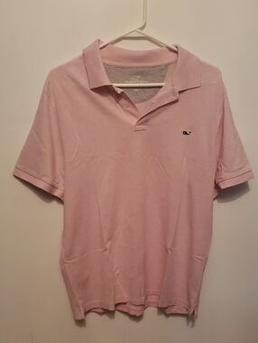 Vineyard Vines Light Pink Short-Sleeve Polo